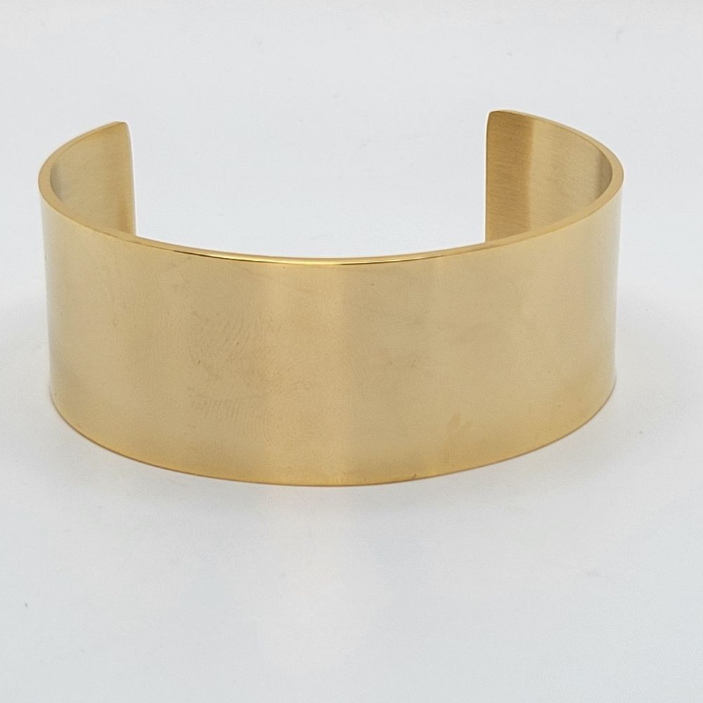 Adornia | NWT Gold Plated Wide Cuff Bracelet